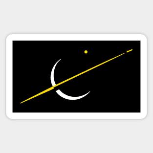 Starship Saturn 1 Sticker